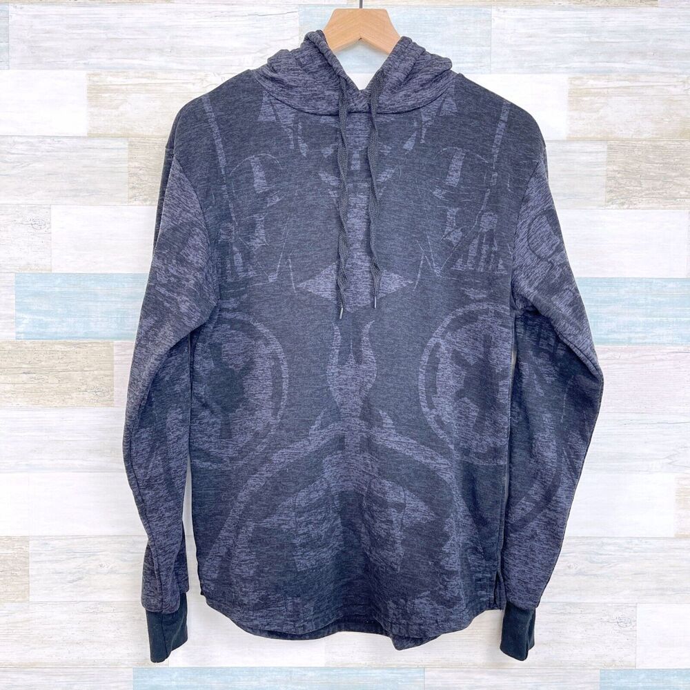 Star Wars Hooded Stormtrooper Galactic Republic Sweatshirt Black Womens Small